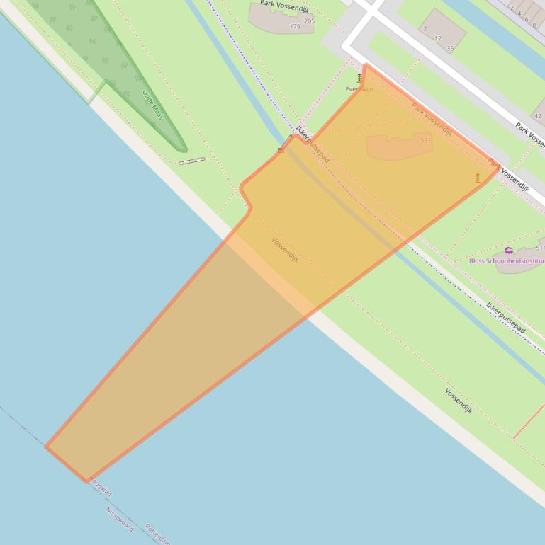 Kaart van postcodegebied 3192XG.