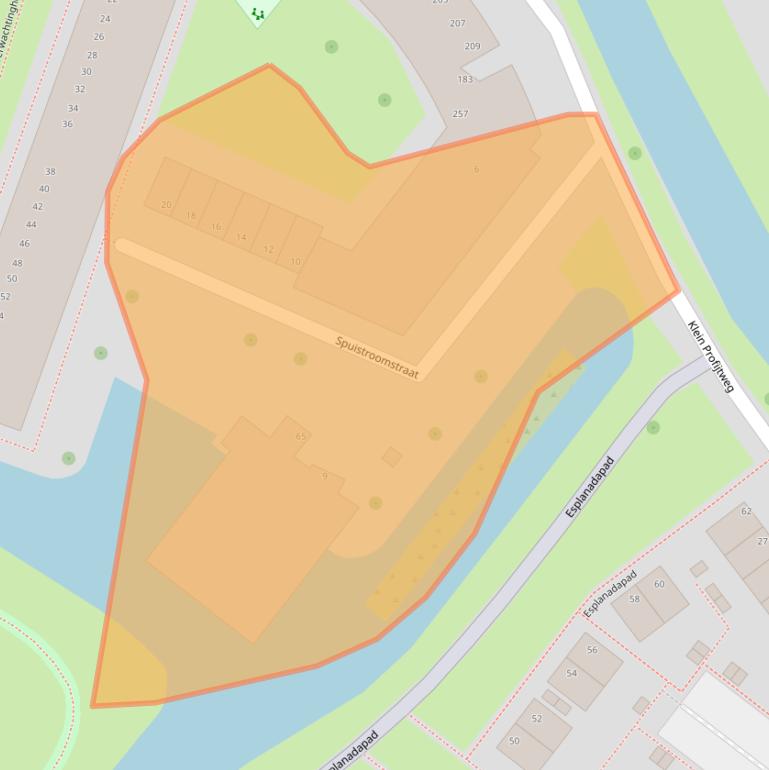 Kaart van postcodegebied 3192XX.