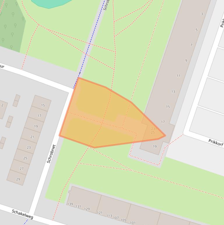 Kaart van postcodegebied 3192ZB.