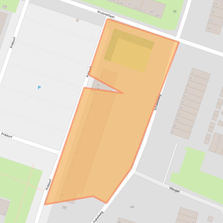 Kaart van postcodegebied 3192ZC.