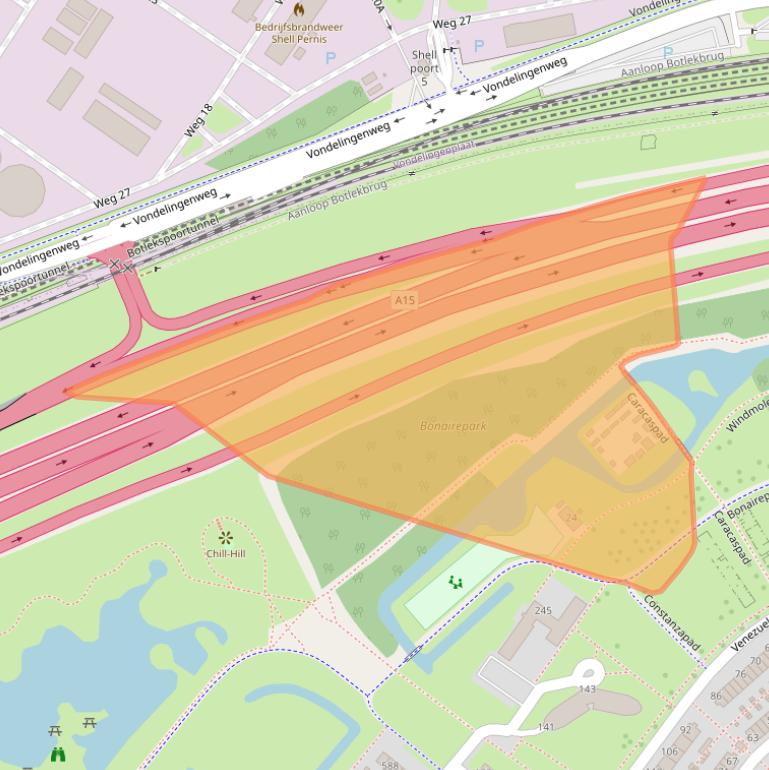 Kaart van postcodegebied 3193AR.