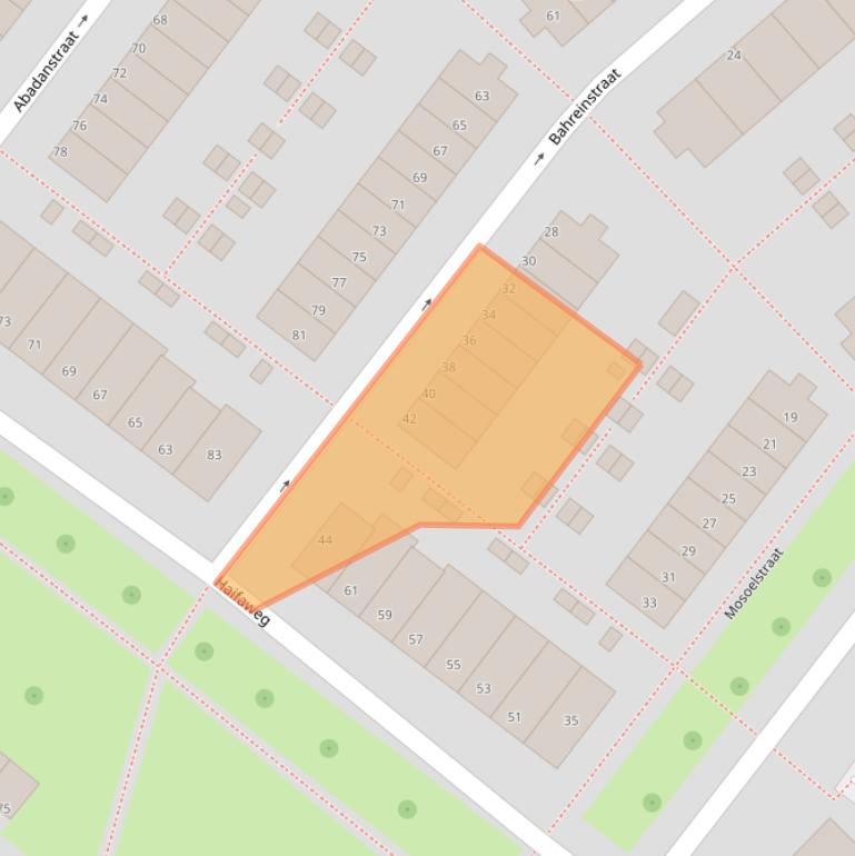 Kaart van postcodegebied 3193CH.