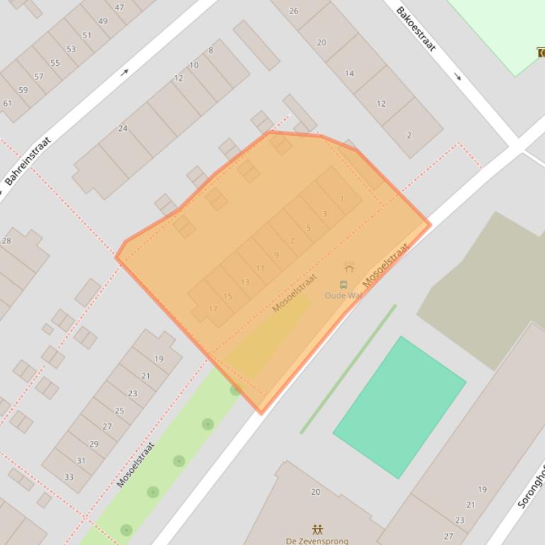 Kaart van postcodegebied 3193EH.