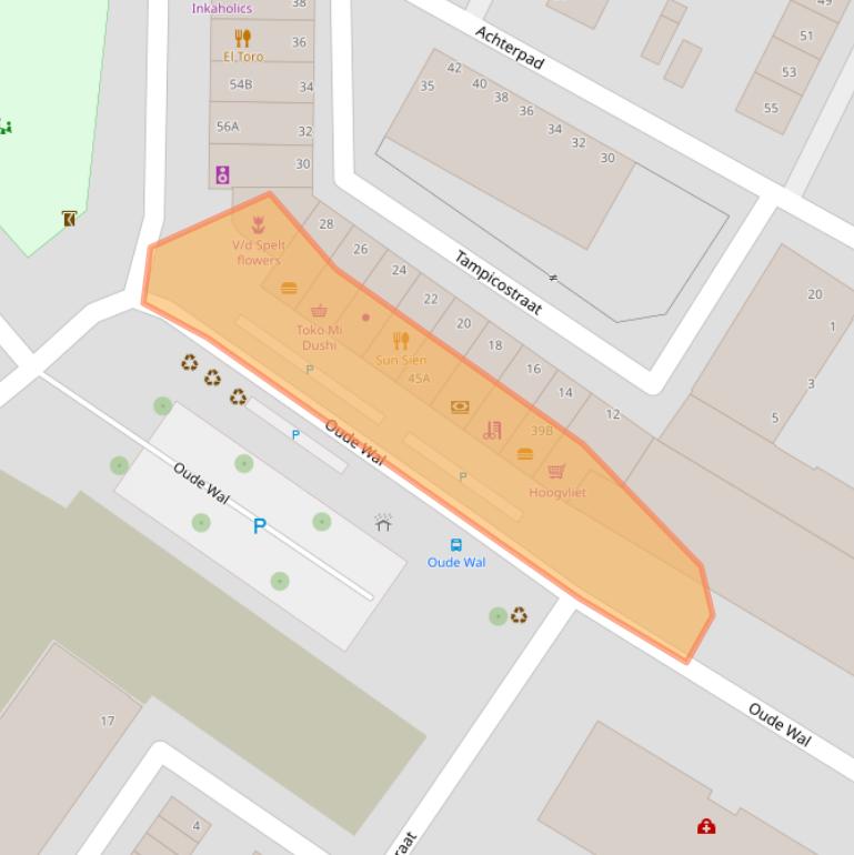 Kaart van postcodegebied 3193EM.