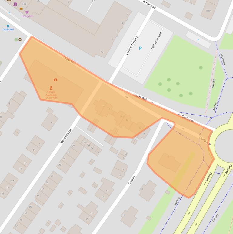 Kaart van postcodegebied 3193EN.