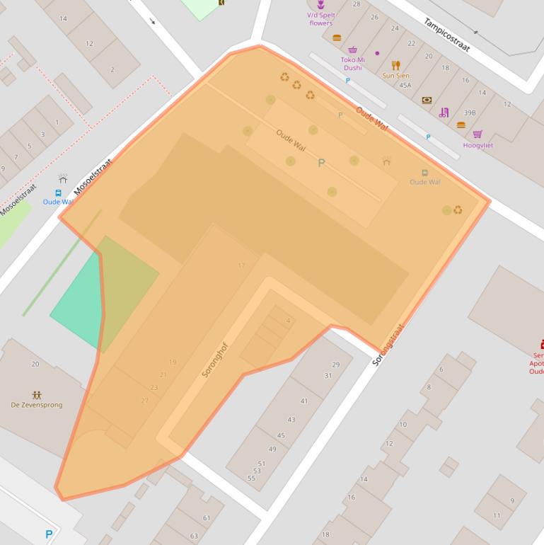 Kaart van postcodegebied 3193EP.