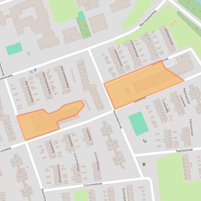 Kaart van postcodegebied 3193GB.