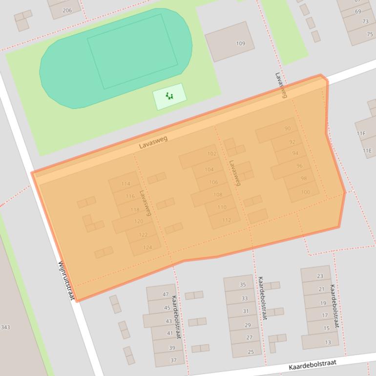 Kaart van postcodegebied 3193GE.