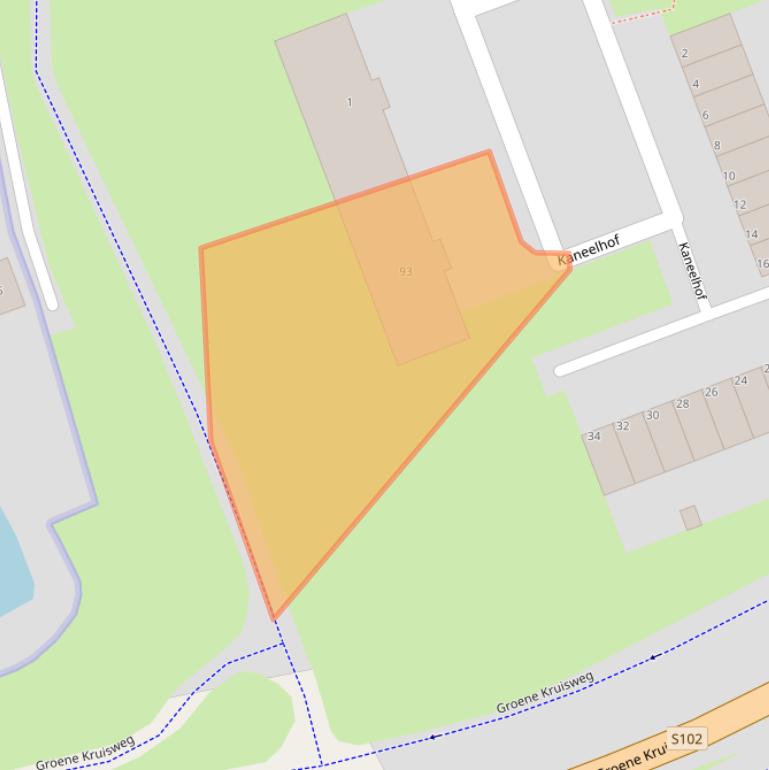 Kaart van postcodegebied 3193JB.