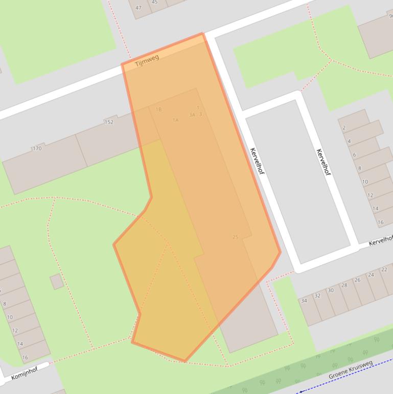 Kaart van postcodegebied 3193JG.