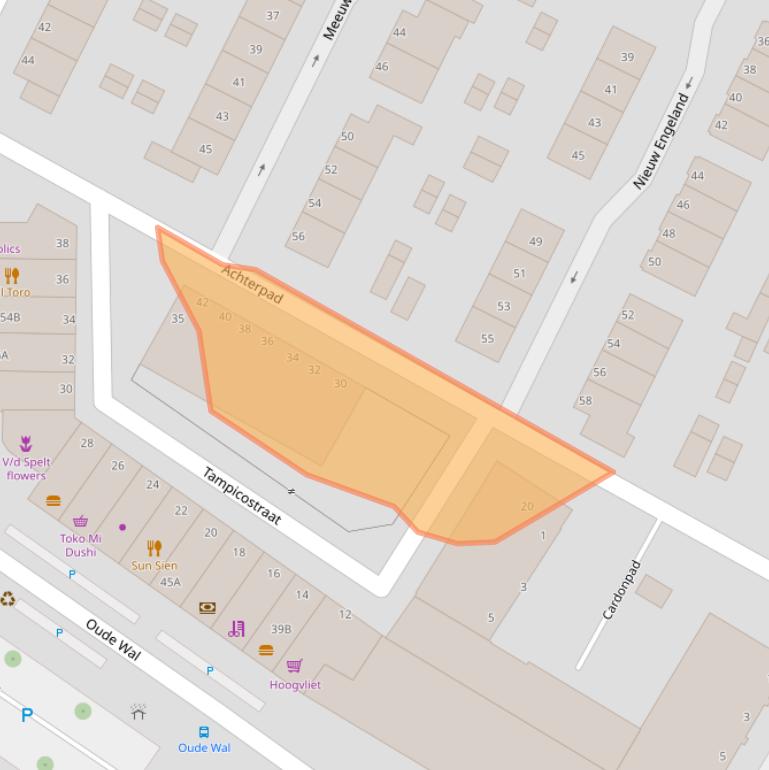 Kaart van postcodegebied 3193LA.