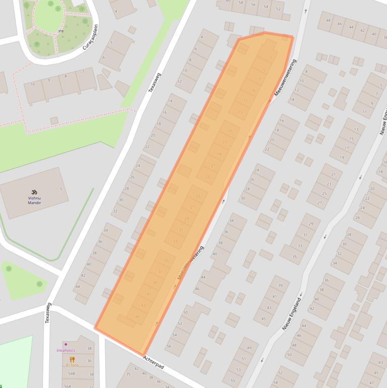 Kaart van postcodegebied 3193LL.