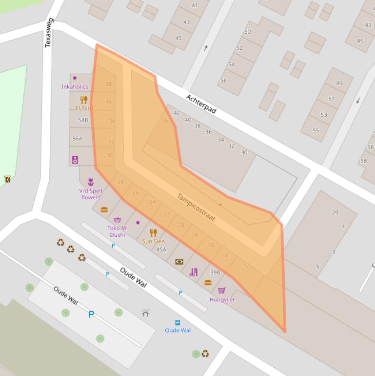 Kaart van postcodegebied 3193LR.