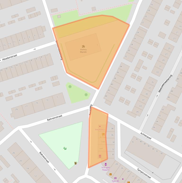 Kaart van postcodegebied 3193LT.
