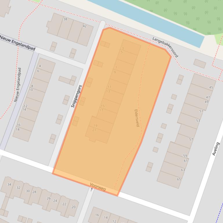 Kaart van postcodegebied 3193LV.