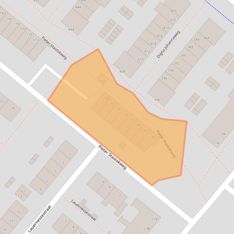 Kaart van postcodegebied 3193PV.