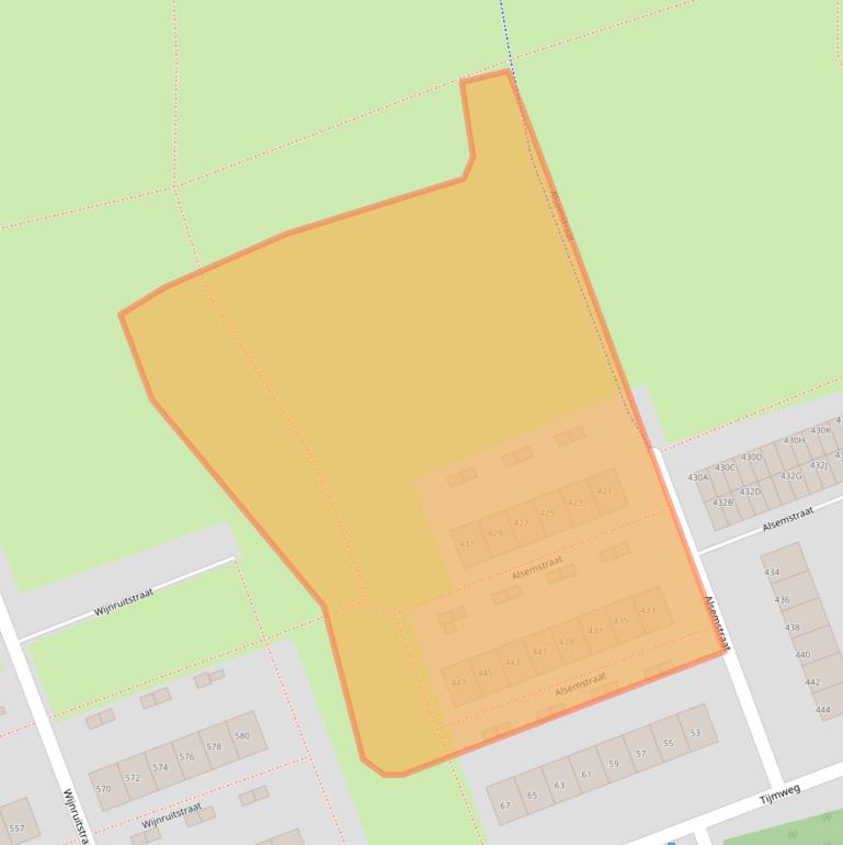 Kaart van postcodegebied 3193RE.