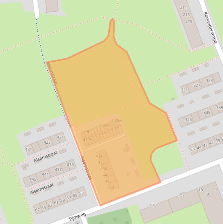 Kaart van postcodegebied 3193RL.