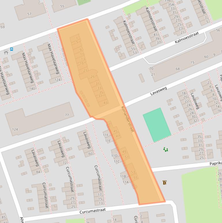 Kaart van postcodegebied 3193SG.