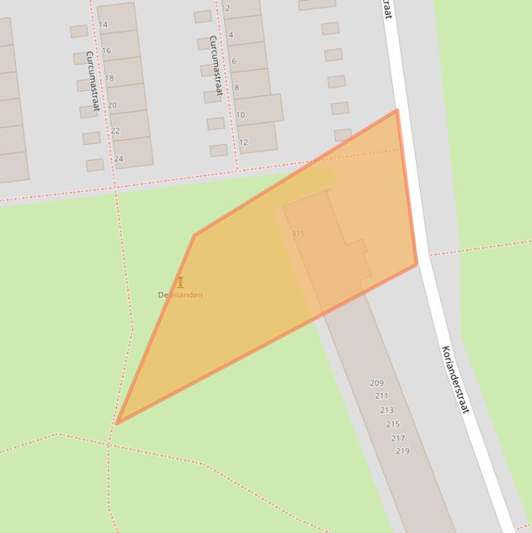 Kaart van postcodegebied 3193SK.