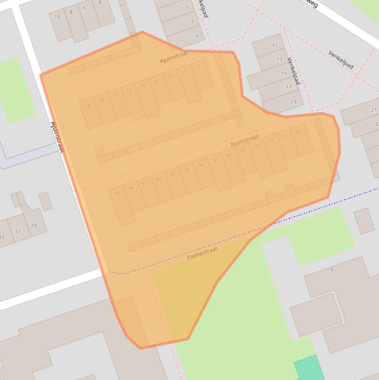 Kaart van postcodegebied 3193TX.