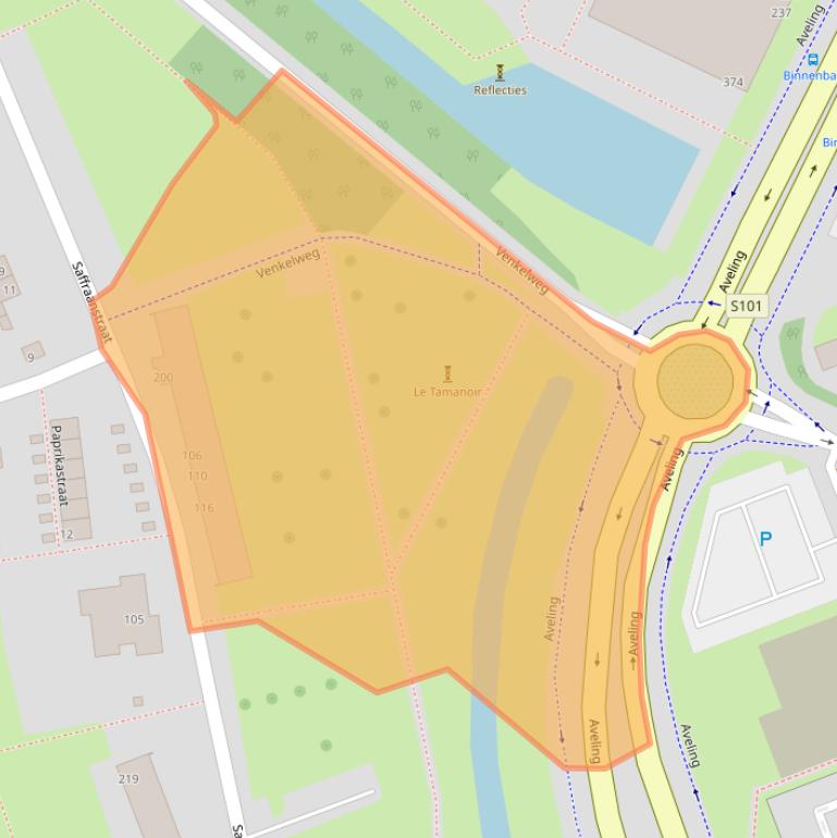 Kaart van postcodegebied 3193XM.