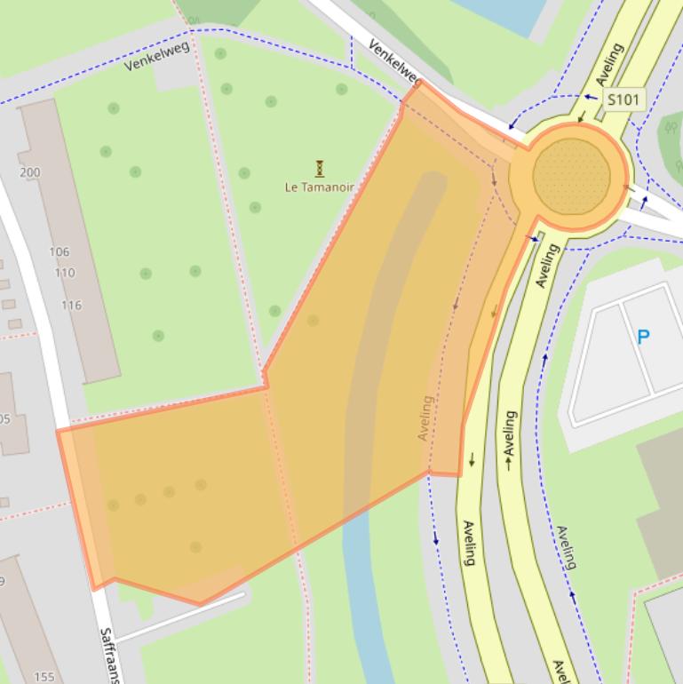 Kaart van postcodegebied 3193XN.