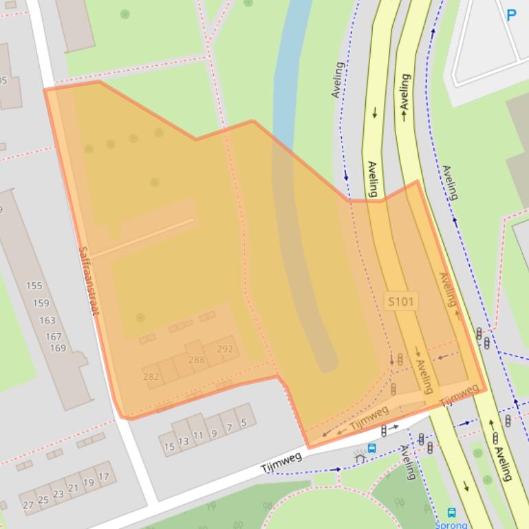 Kaart van postcodegebied 3193XP.