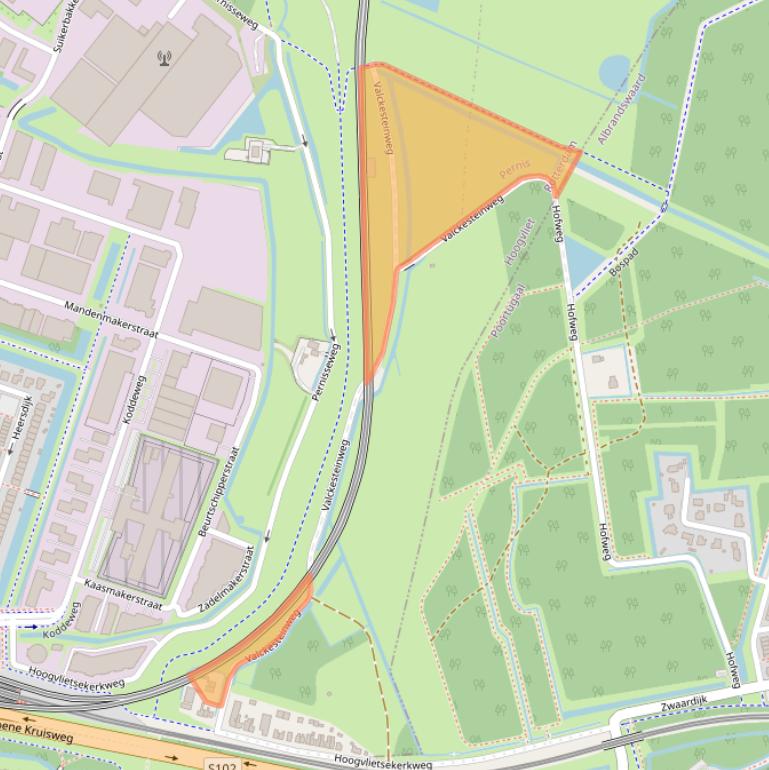 Kaart van postcodegebied 3194AN.