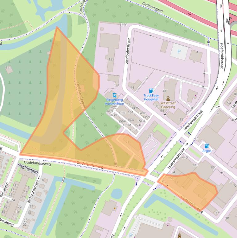 Kaart van postcodegebied 3194AR.