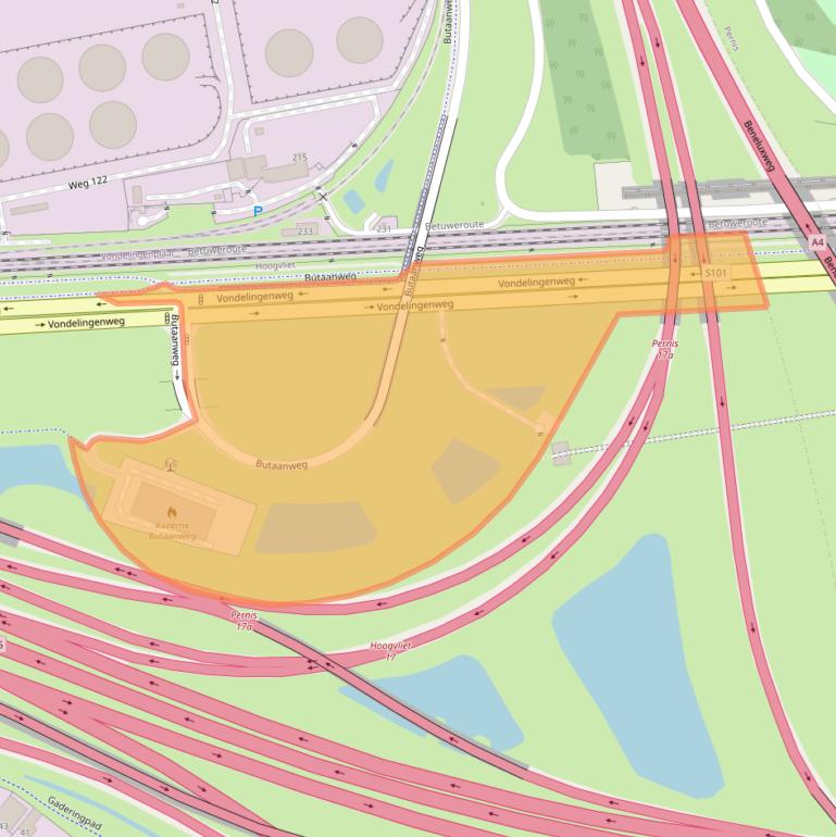 Kaart van postcodegebied 3194AS.