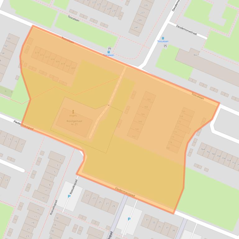 Kaart van postcodegebied 3194BT.