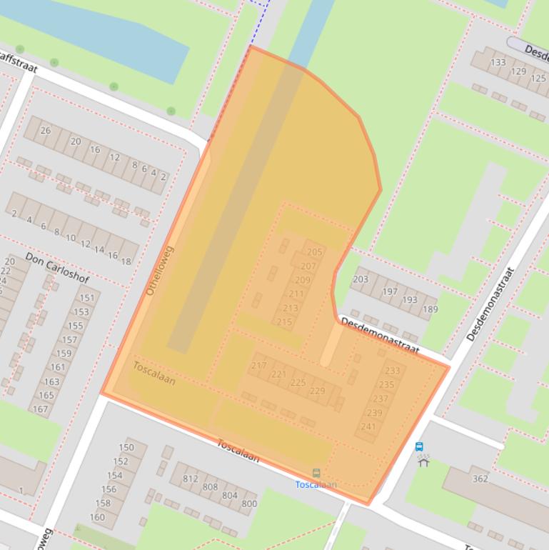 Kaart van postcodegebied 3194CE.