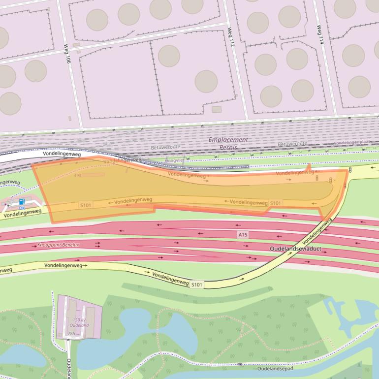 Kaart van postcodegebied 3194CJ.