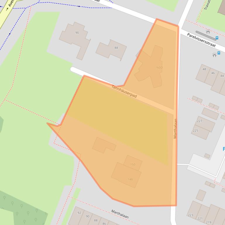 Kaart van postcodegebied 3194EK.