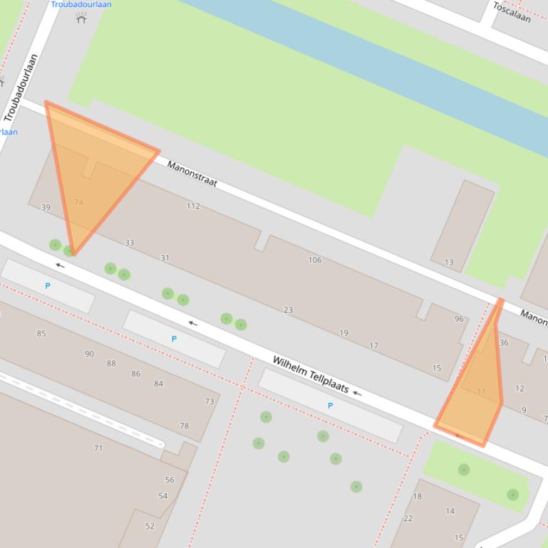 Kaart van postcodegebied 3194GL.