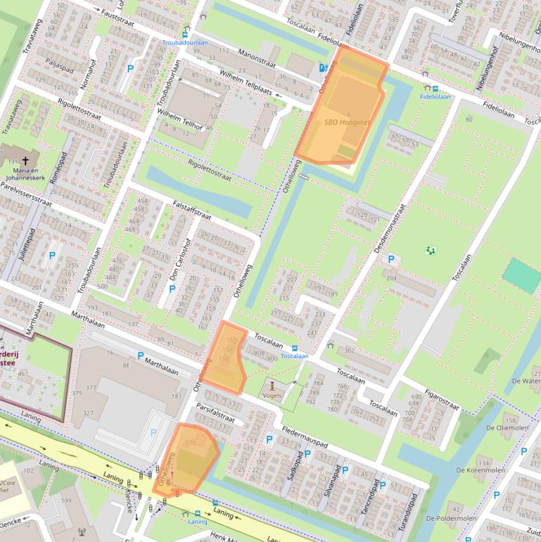 Kaart van postcodegebied 3194GS.