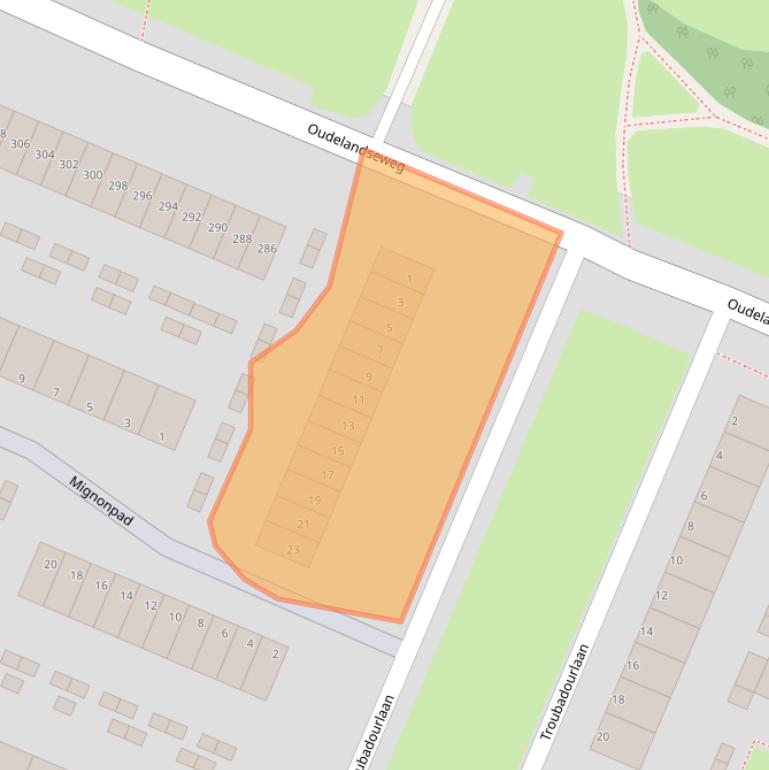 Kaart van postcodegebied 3194HA.