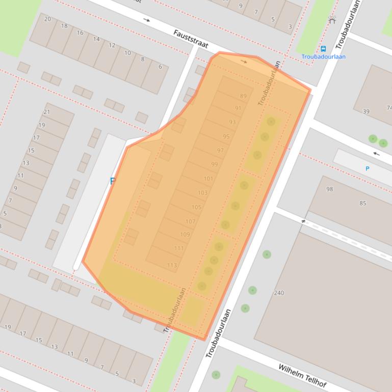 Kaart van postcodegebied 3194HC.