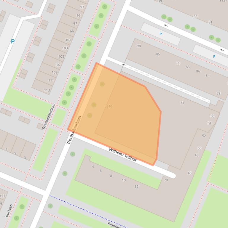 Kaart van postcodegebied 3194HL.