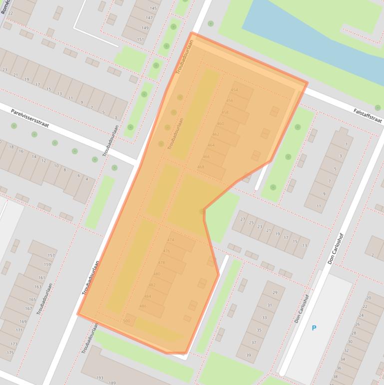 Kaart van postcodegebied 3194HM.