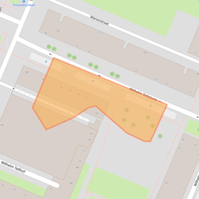 Kaart van postcodegebied 3194HP.