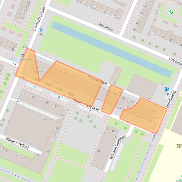 Kaart van postcodegebied 3194HS.