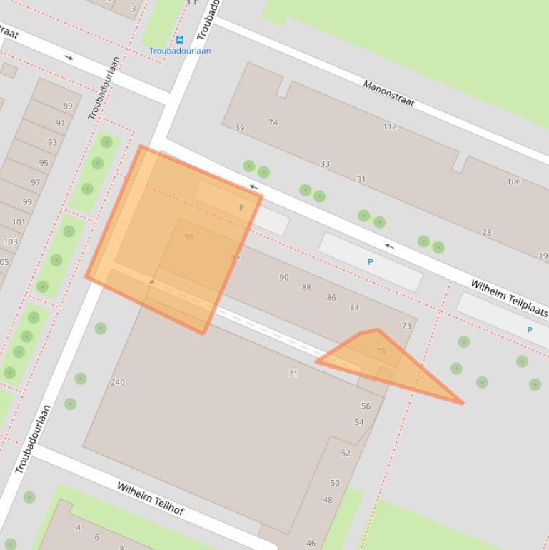 Kaart van postcodegebied 3194HV.