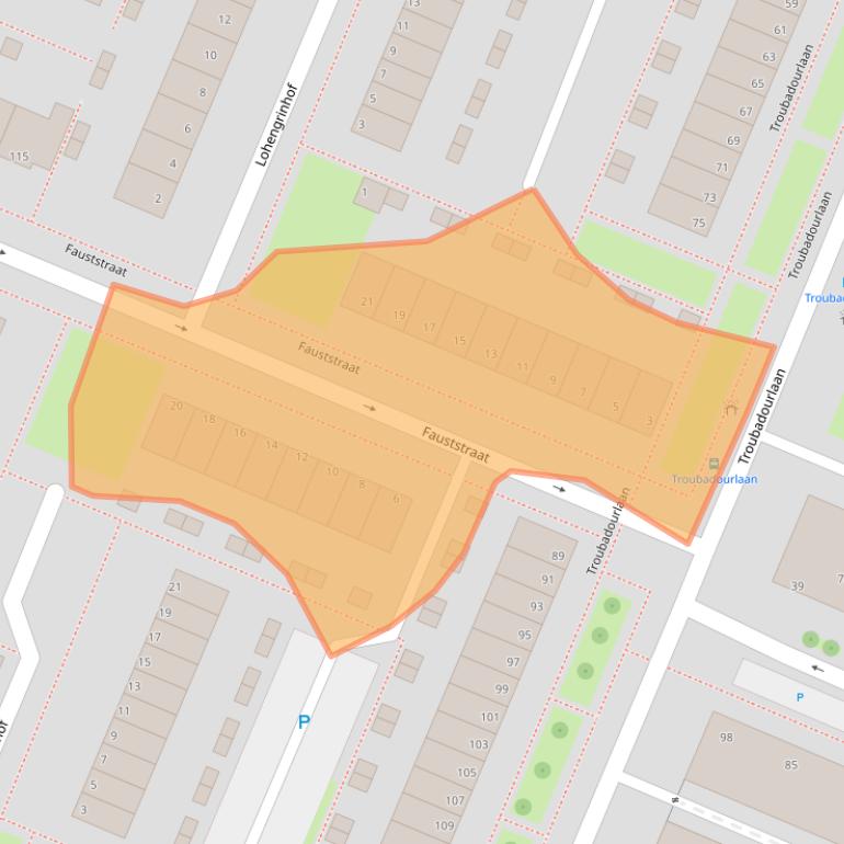 Kaart van postcodegebied 3194JC.