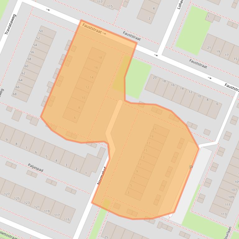 Kaart van postcodegebied 3194JG.