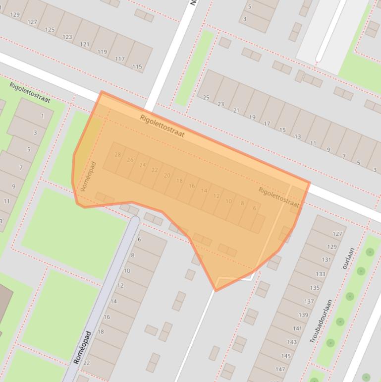 Kaart van postcodegebied 3194JT.