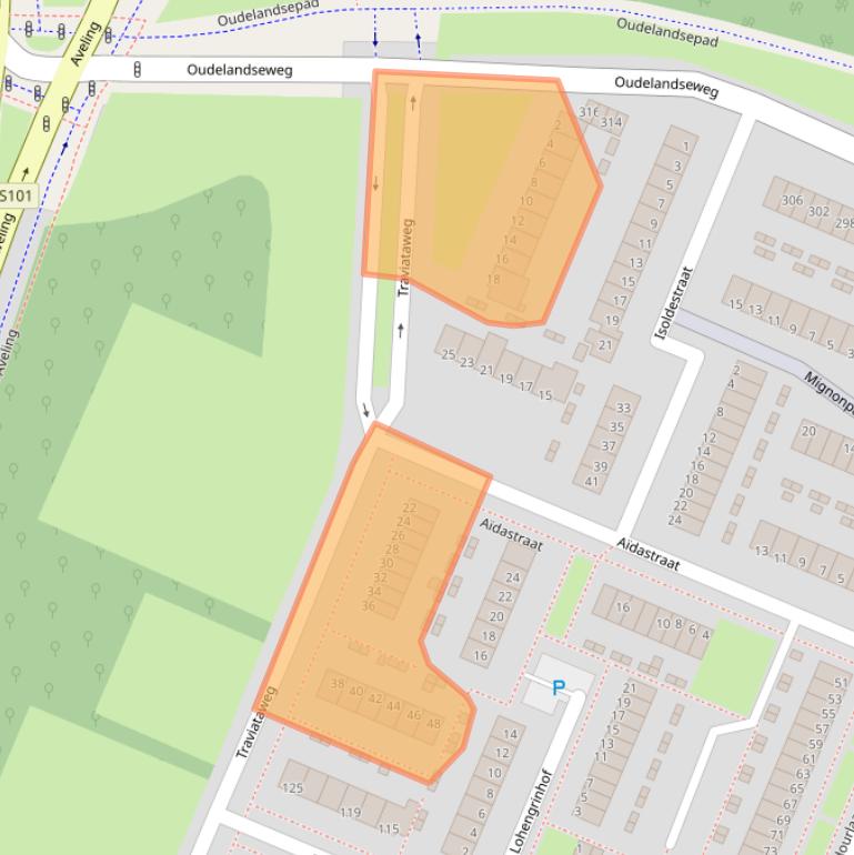 Kaart van postcodegebied 3194JX.