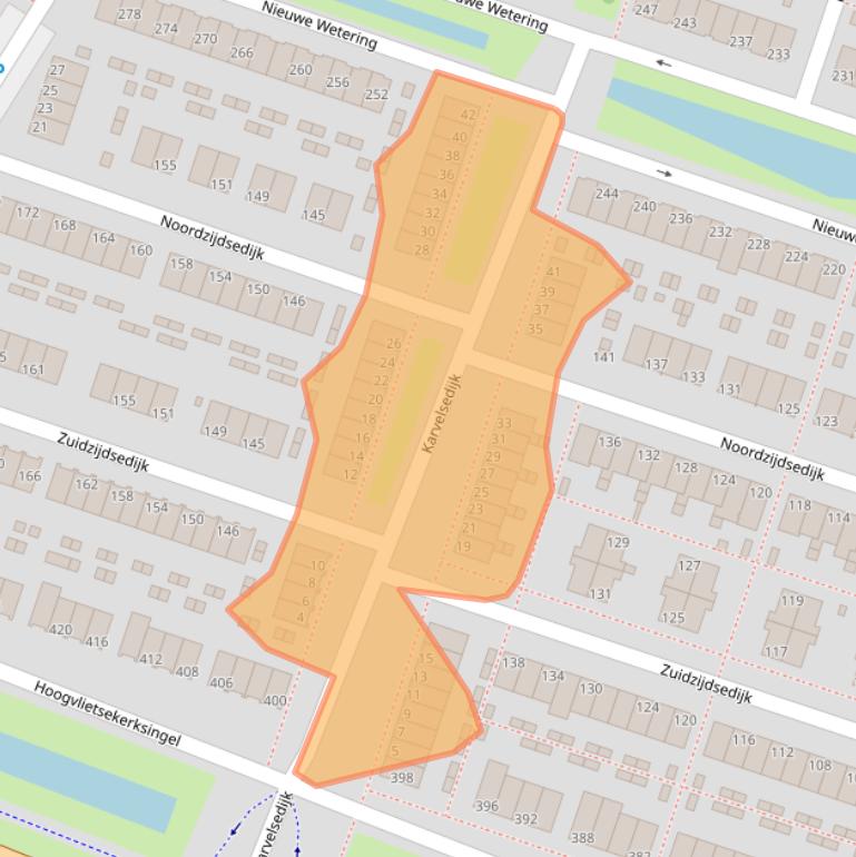 Kaart van postcodegebied 3194NB.