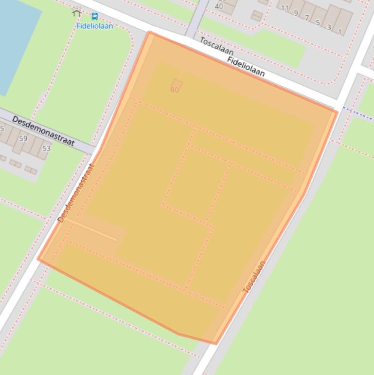 Kaart van postcodegebied 3194VD.